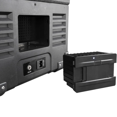 Компресорний автохолодильник Alpicool TW55 двокамерний + вбудована батарея