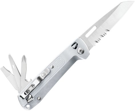 Ніж-мультитул Leatherman Free K2x Silver