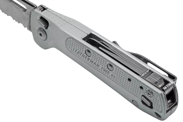 Ніж-мультитул Leatherman Free K2x Silver