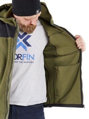 Куртка флисовая Norfin POLARGUARD GREEN 02 р.M