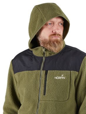 Куртка флисовая Norfin POLARGUARD GREEN 02 р.M