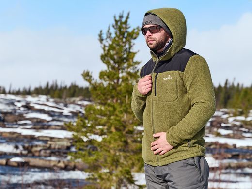 Куртка флисовая Norfin POLARGUARD GREEN 02 р.M
