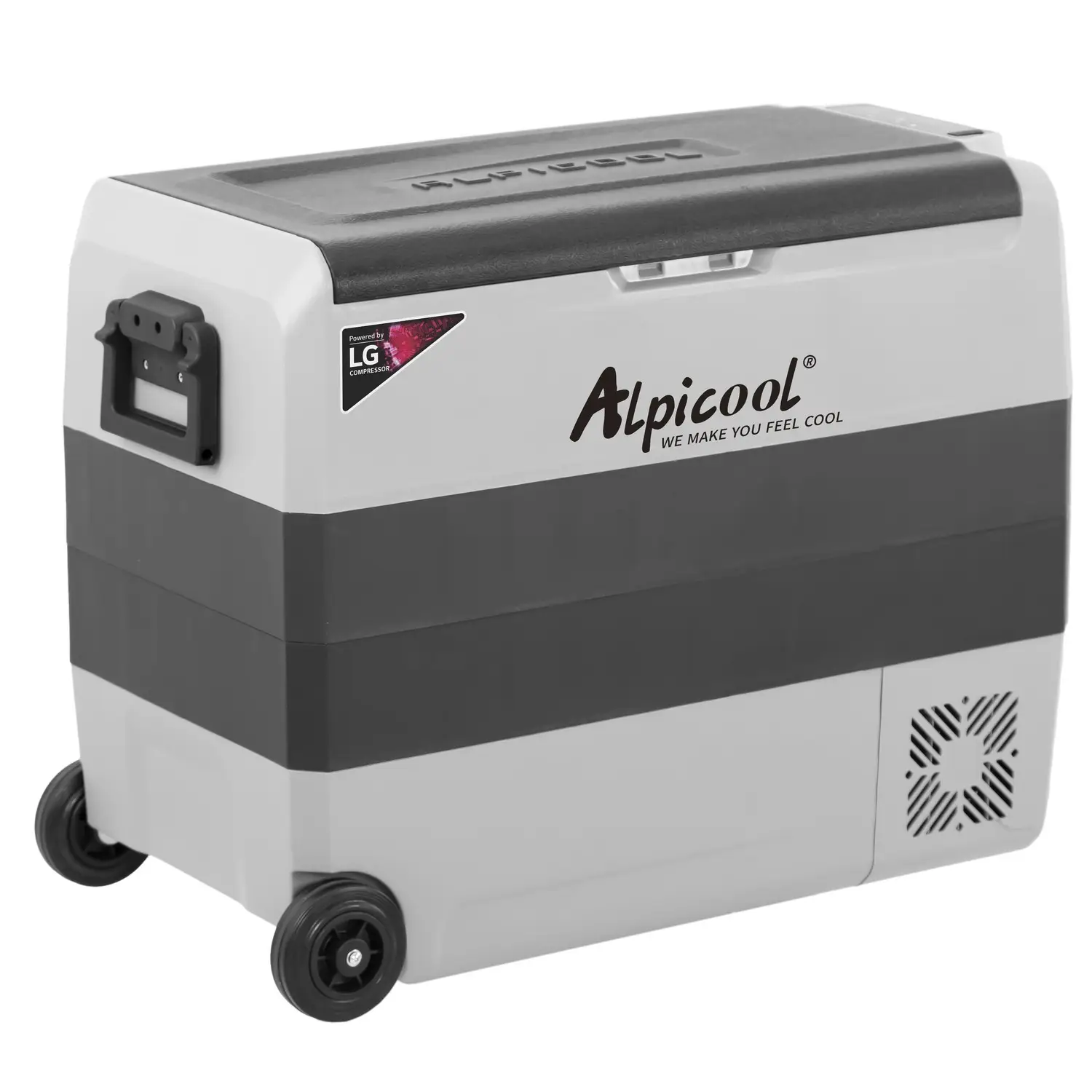 Alpicool T60 LG 60 л компрессорный автохолодильник двухкамерный