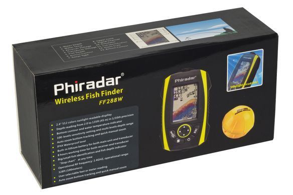 Эхолот Phiradar FF288W c беспроводным датчиком