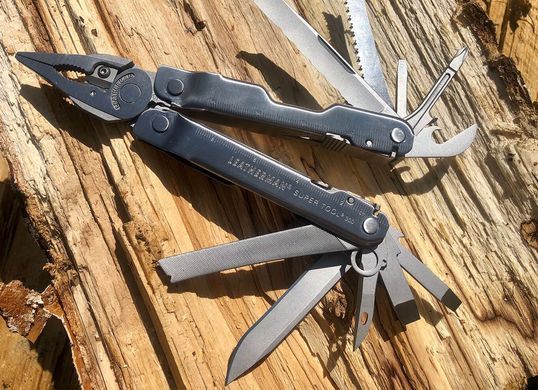 Мультитул Leatherman Super Tool 300, шкіряний чохол, подарункова коробка