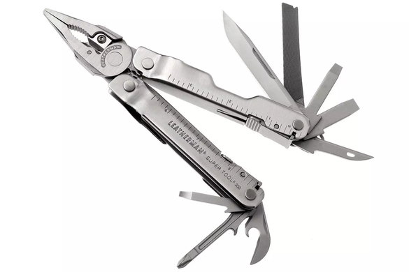 Мультитул Leatherman Super Tool 300, шкіряний чохол, подарункова коробка