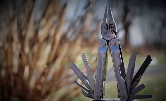 Мультитул Leatherman Super Tool 300, шкіряний чохол, подарункова коробка