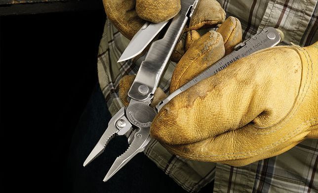 Мультитул Leatherman Super Tool 300, шкіряний чохол, подарункова коробка