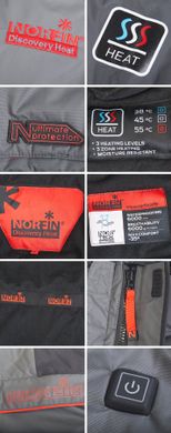 Зимовий костюм Norfin Discovery Heat з підігрівом р.S