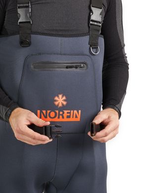 Напівкомбінезон забродний Norfin Shadow Neoprene Bootfoot з чоботами р.40 (S)