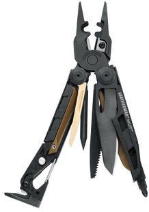 Мультитул Leatherman MUT EOD Black, чехол Molle коричневый