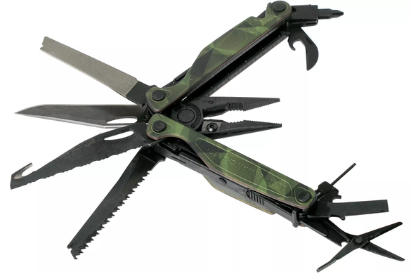 Мультитул Leatherman Charge Plus Camo Forest, синтетичний чохол