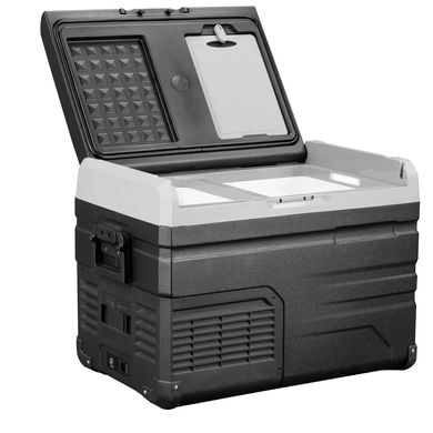 Alpicool TW35 37 л компрессорный автохолодильник двухкамерный + батарея