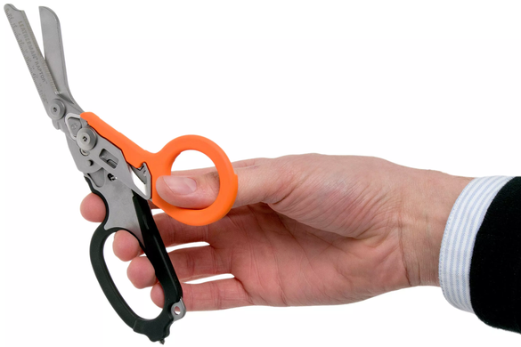 Ножиці Leatherman Raptor Rescue Orange/Black, utility чохол