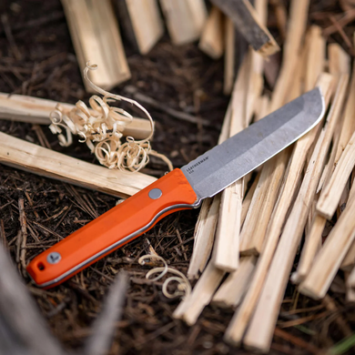 Нож Leatherman Pioneer Orange Pop, чехол с кожи и кайдекса