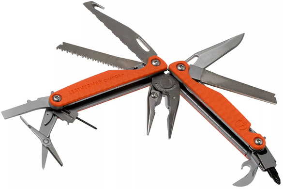 Мультитул Leatherman Charge Plus Orange, синтетичний чохол