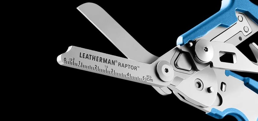 Ножиці Leatherman Raptor Rescue Blue, utility чохол