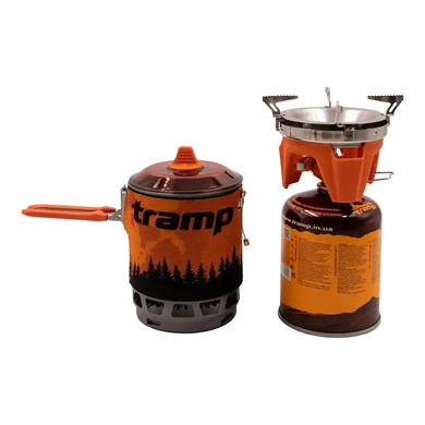 Система приготування їжі Tramp orange UTRG-049 + Газовий балон 230 гр UTRG-003