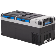 Компресорний автохолодильник Alpicool E75 двокамерний + батарея 42 А/год