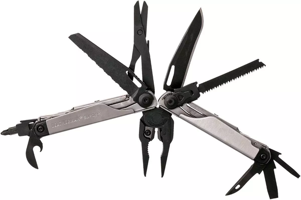 Мультитул Leatherman Surge Black & Silver, чехол Molle