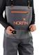 Напівкомбінезон забродний Norfin PILOT STOCKINGFOOT GRAY р.M-L