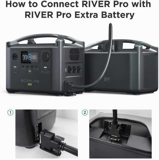 Дополнительная батарея EcoFlow RIVER Pro Extra Battery (720 Вт·ч