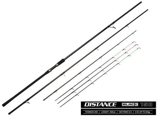 Вудилище фідерне Feeder Concept Distance BLACK 4.5m 80-150g (FCDIB150-450)