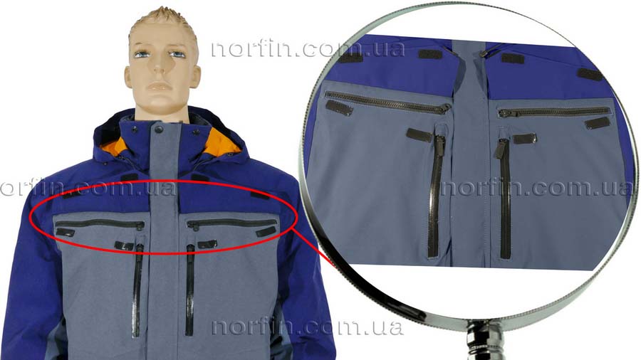 кармани куртки Norfin Rebel Pro