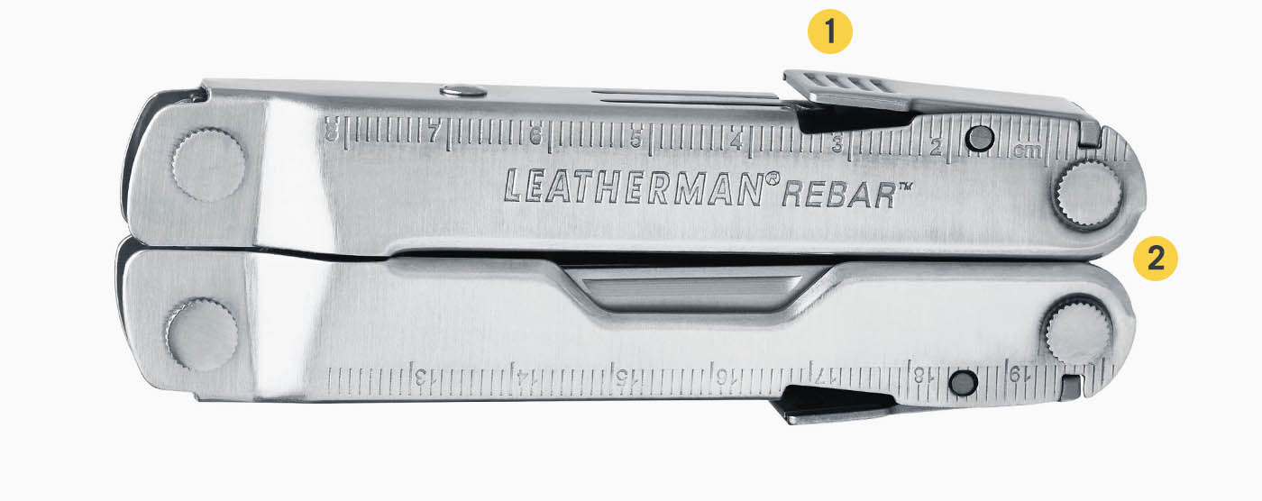 Мультиінструмент Leatherman Rebar 831557 з кільцем для кріплення на шнур