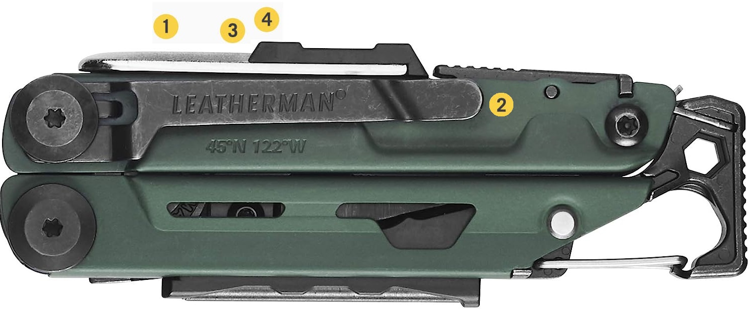Многофункциональный инструмент Leatherman Signal Green Topo 832692