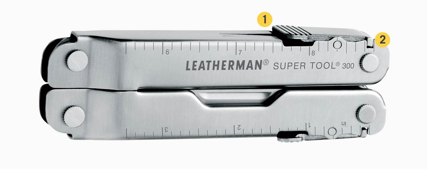Многофункциональный инструмент Leatherman Super Tool 300 с надежной фиксацией и блокировкой 