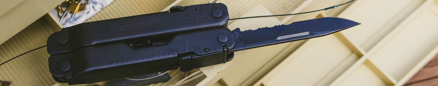 Универсальный нож мультиинструмента Leatherman Super Tool 300 EOD Black 831368